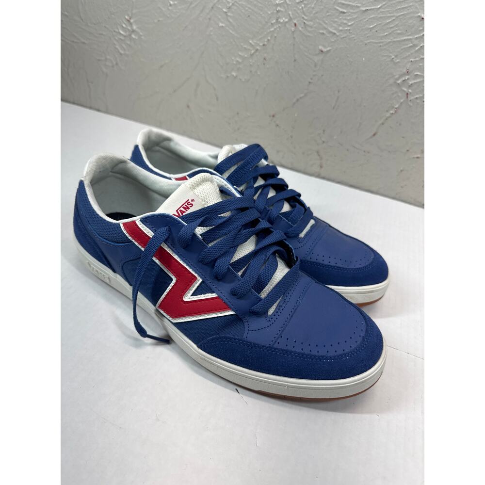 Vans Lowland Cc Retro Sport Navy Blue Red Low Sneakers‎ Men's Size 11.5